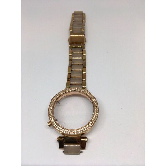 Michael Kors Watch Band Bracelet Links Case Use For Parts Used 20/18mm Poor T527 - Picture 2 of 7